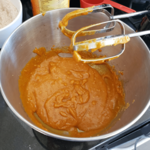 Pumpkin Peanut Butter Oatmeal Cookies Add Wet Ingredients