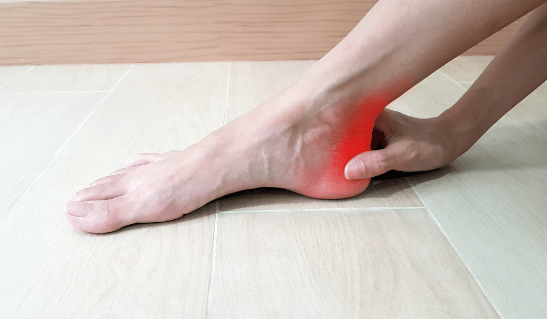 Pain in heel from achilles tendinitis