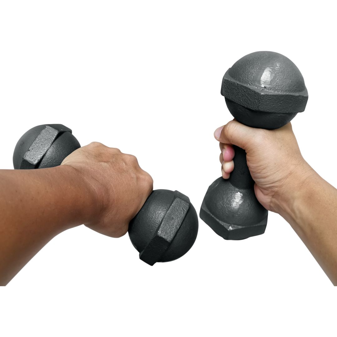 hands using dumbbell wrist supination/pronation